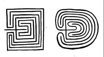 cretan labyrinth design