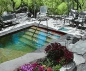 outside hot spring at Faywood hot springs